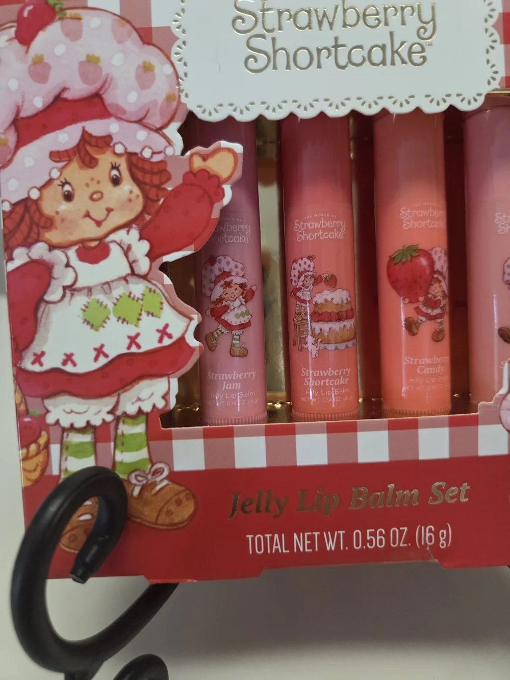 Strawberry Shortcake 4 Piece Jelly Balm Set NEW 4 Different Scents NIB